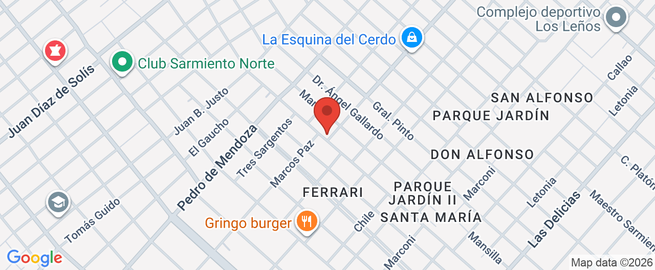 Mapa de la ubicación