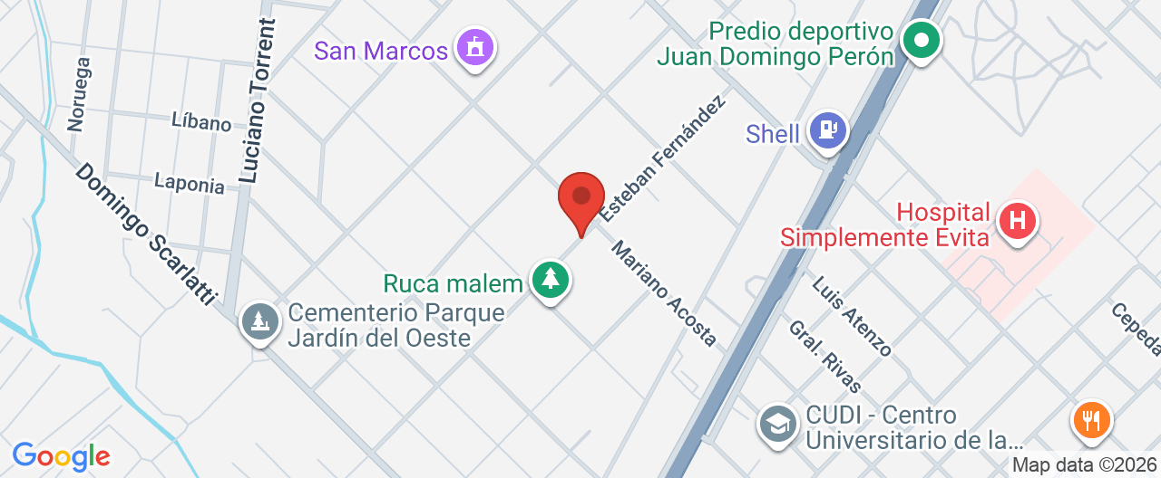 Mapa de la ubicación