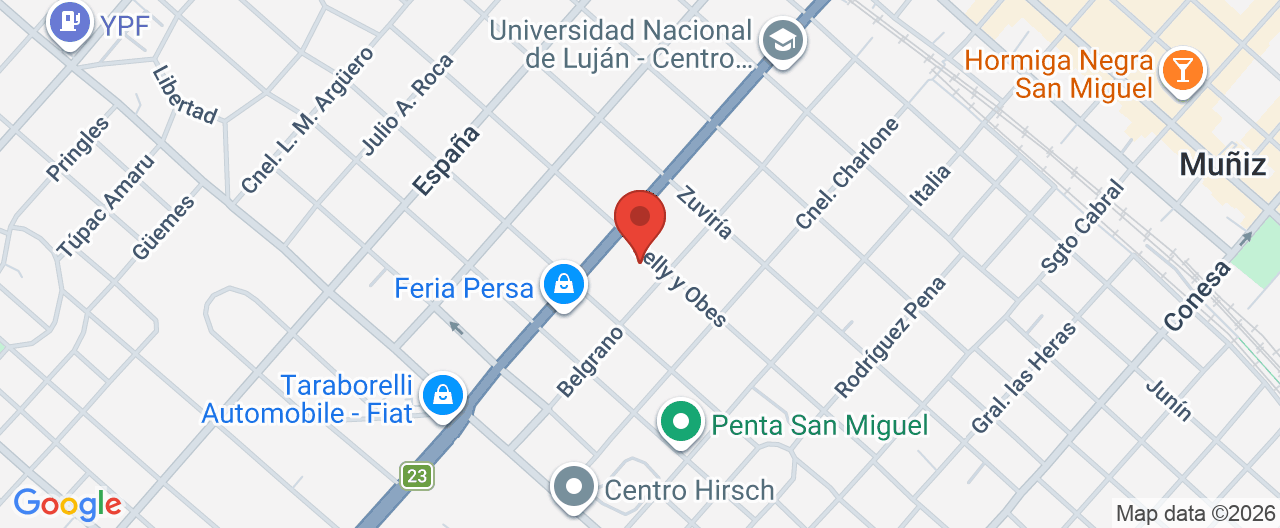 Mapa de la ubicación