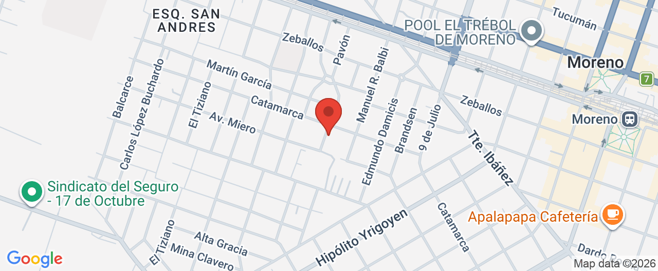 Mapa de la ubicación