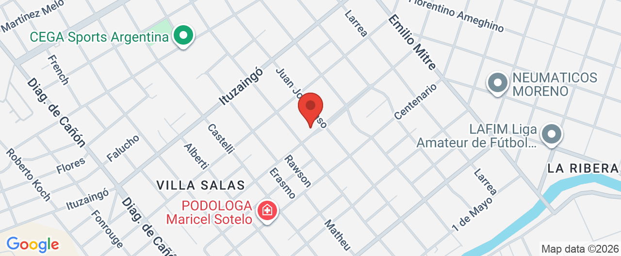 Mapa de la ubicación