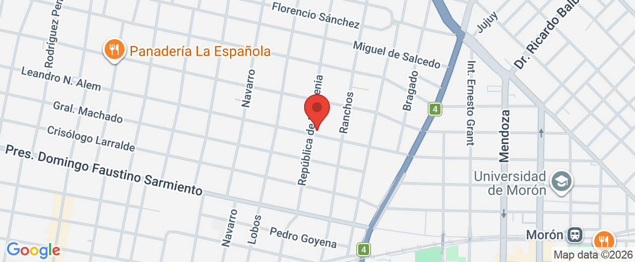 Mapa de la ubicación