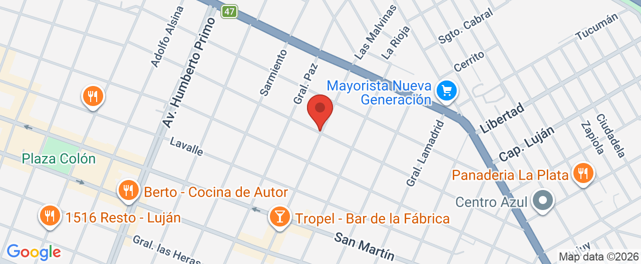 Mapa de la ubicación