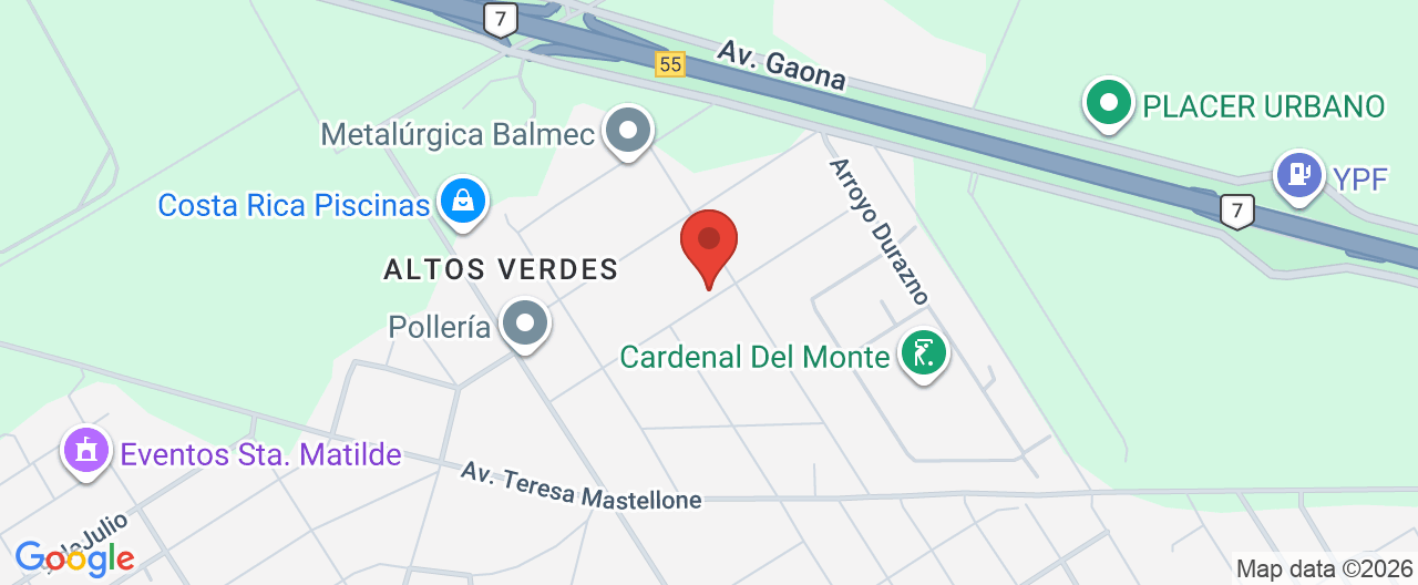 Mapa de la ubicación