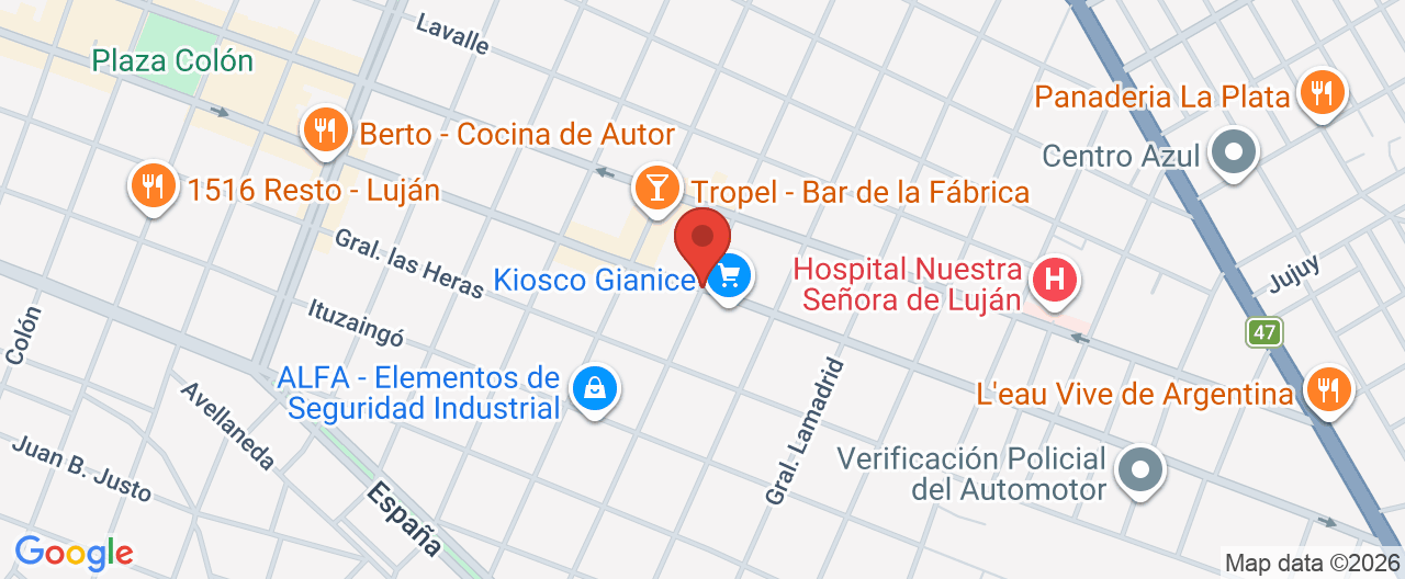 Mapa de la ubicación