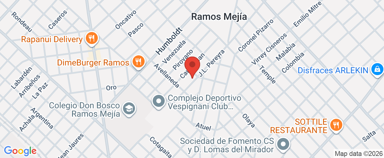 Mapa de la ubicación