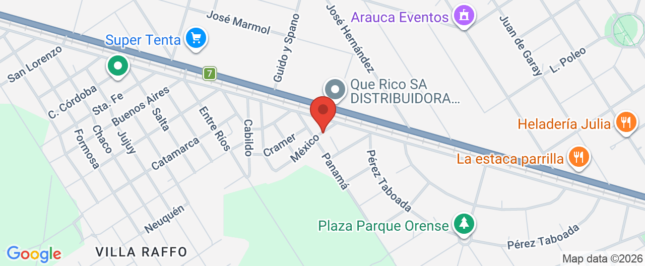 Mapa de la ubicación