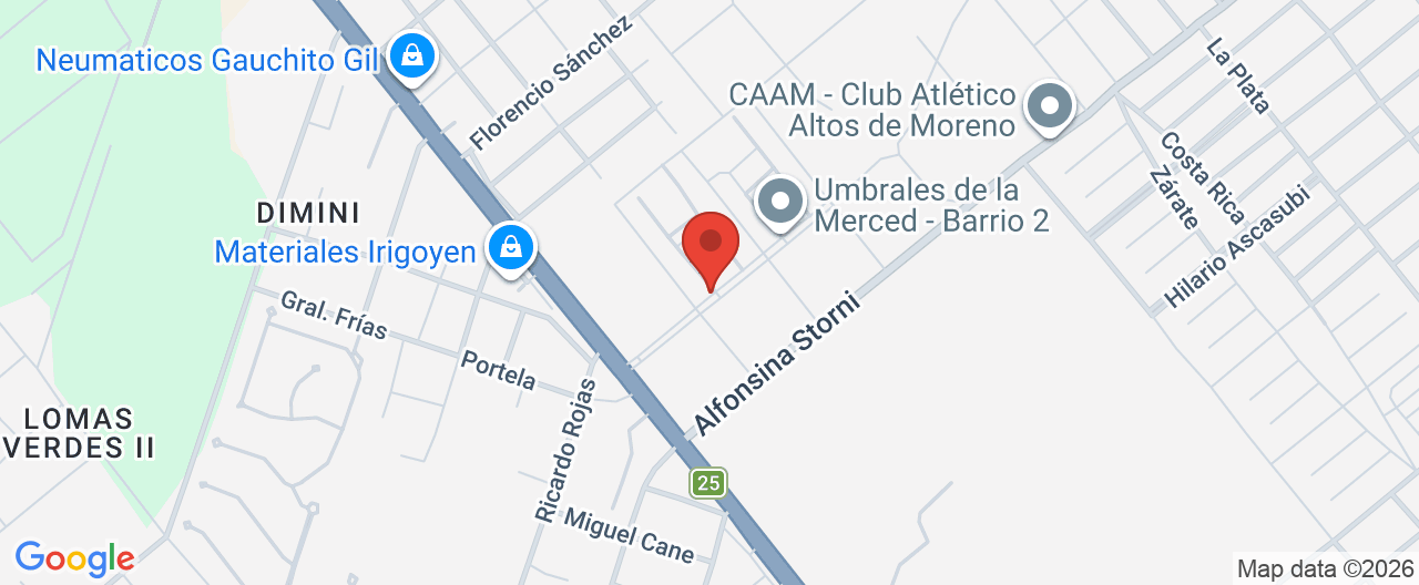 Mapa de la ubicación