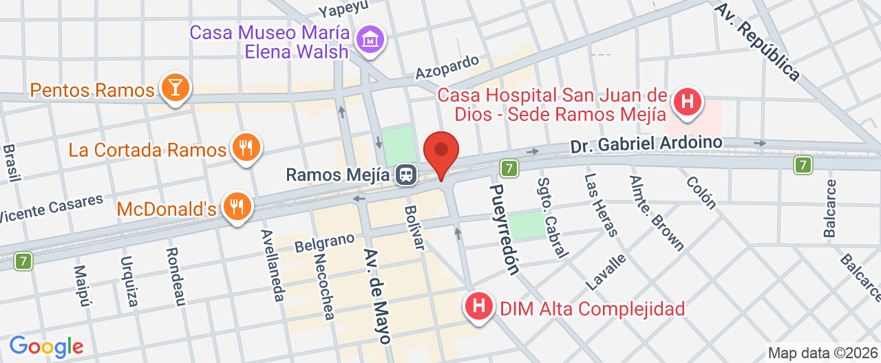 Mapa de la ubicación