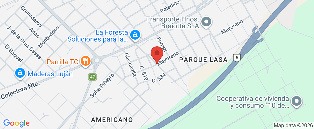Mapa de la ubicación