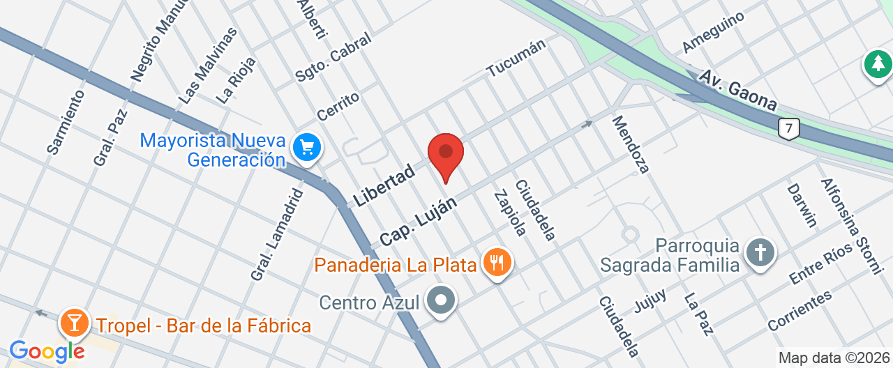 Mapa de la ubicación