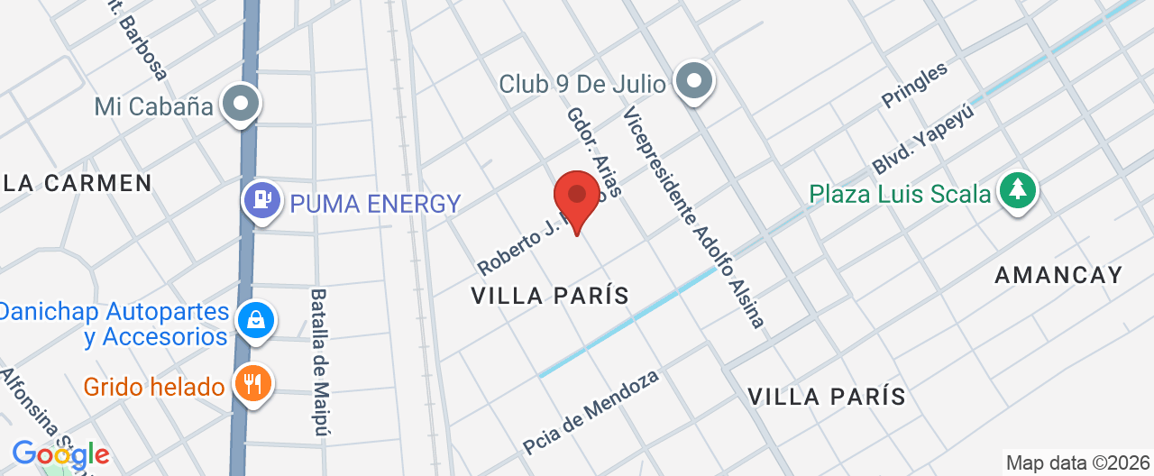 Mapa de la ubicación