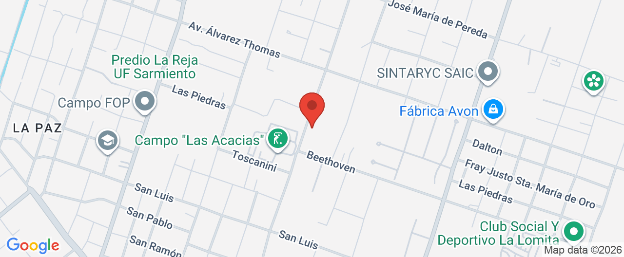 Mapa de la ubicación