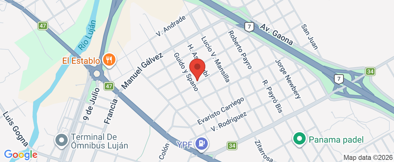 Mapa de la ubicación
