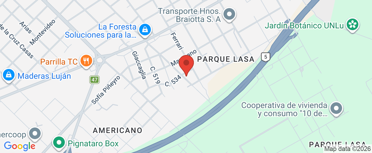 Mapa de la ubicación