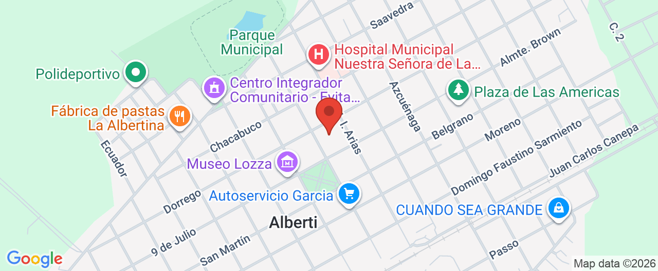 Mapa de la ubicación