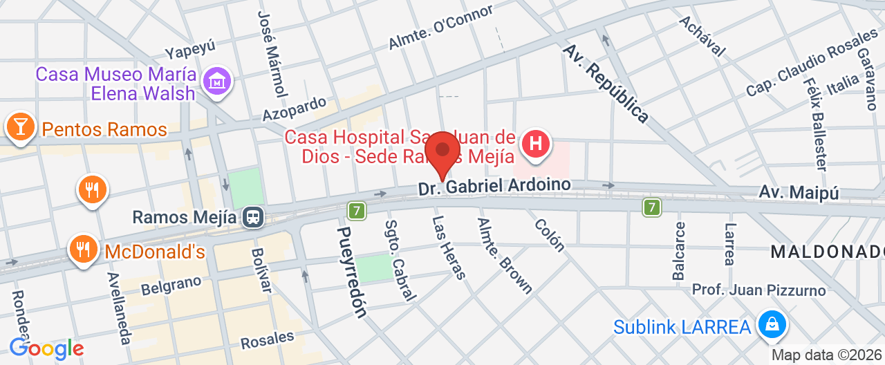 Mapa de la ubicación