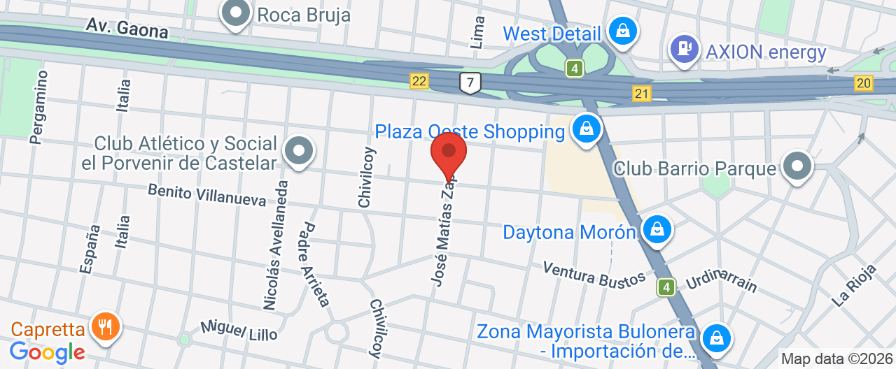Mapa de la ubicación