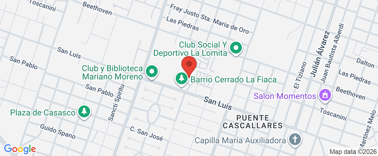 Mapa de la ubicación
