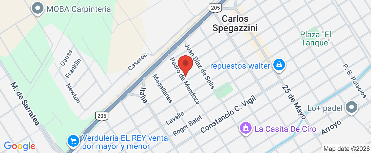 Mapa de la ubicación