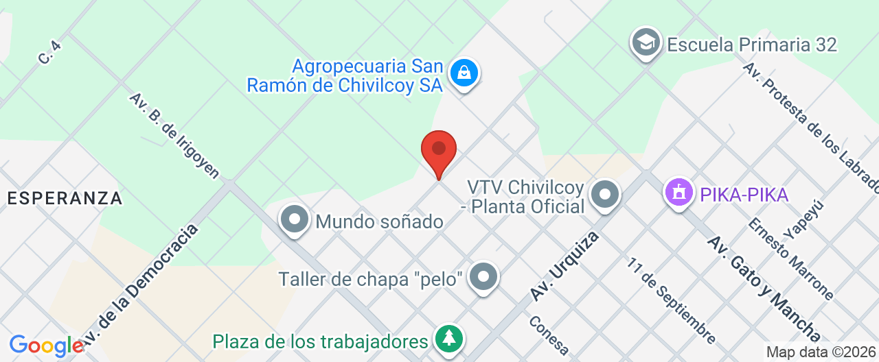 Mapa de la ubicación