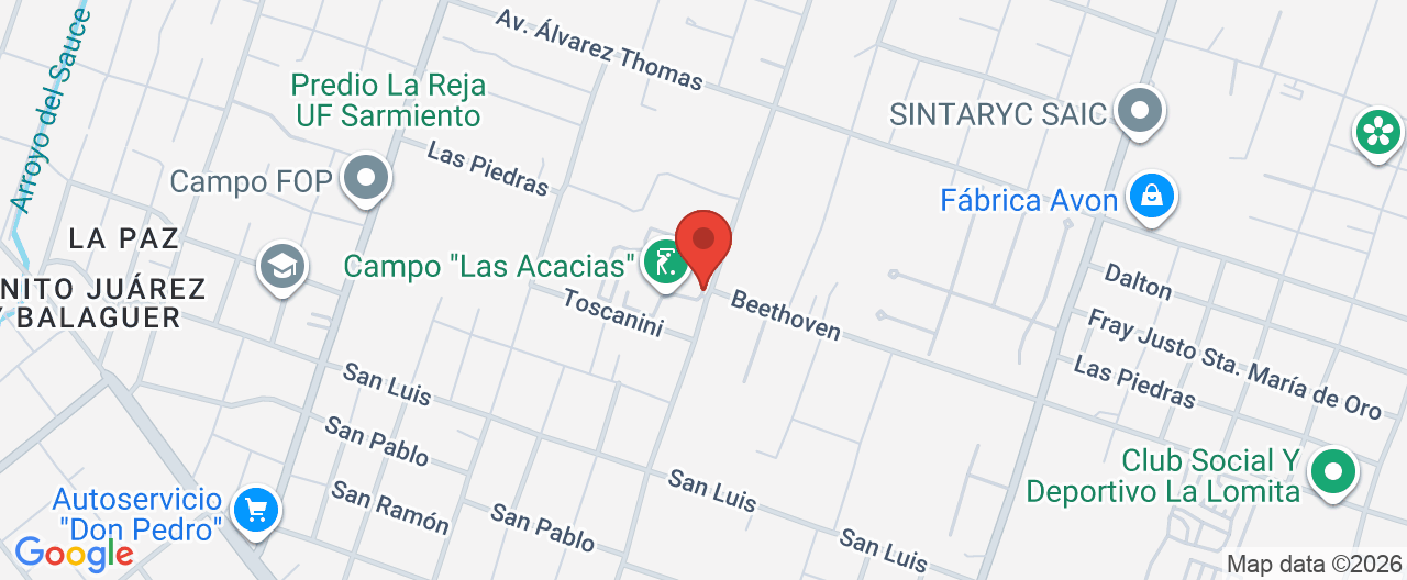 Mapa de la ubicación