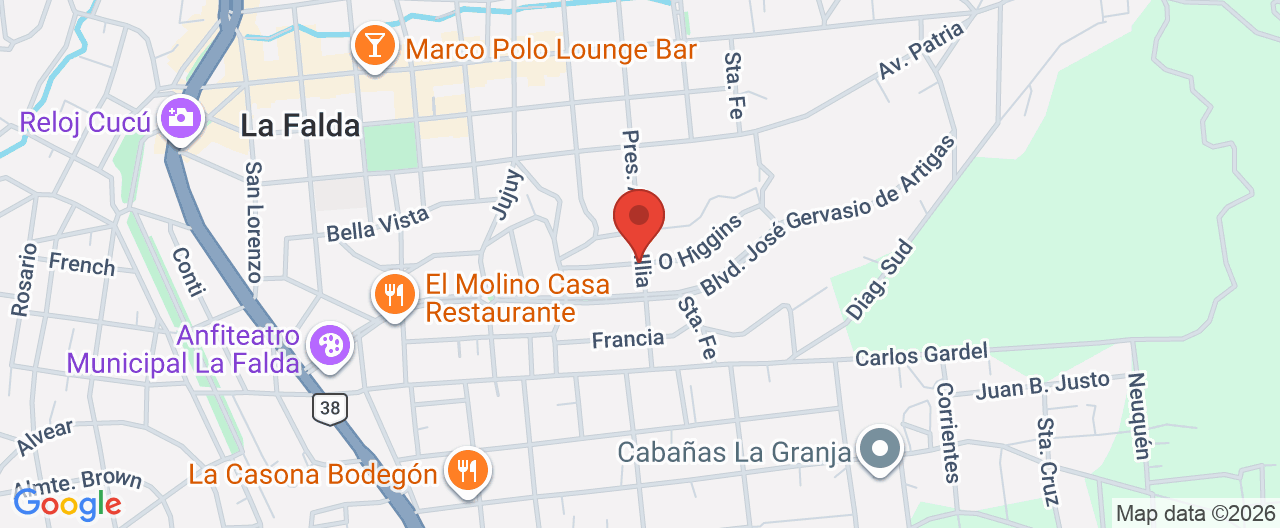 Mapa de la ubicación