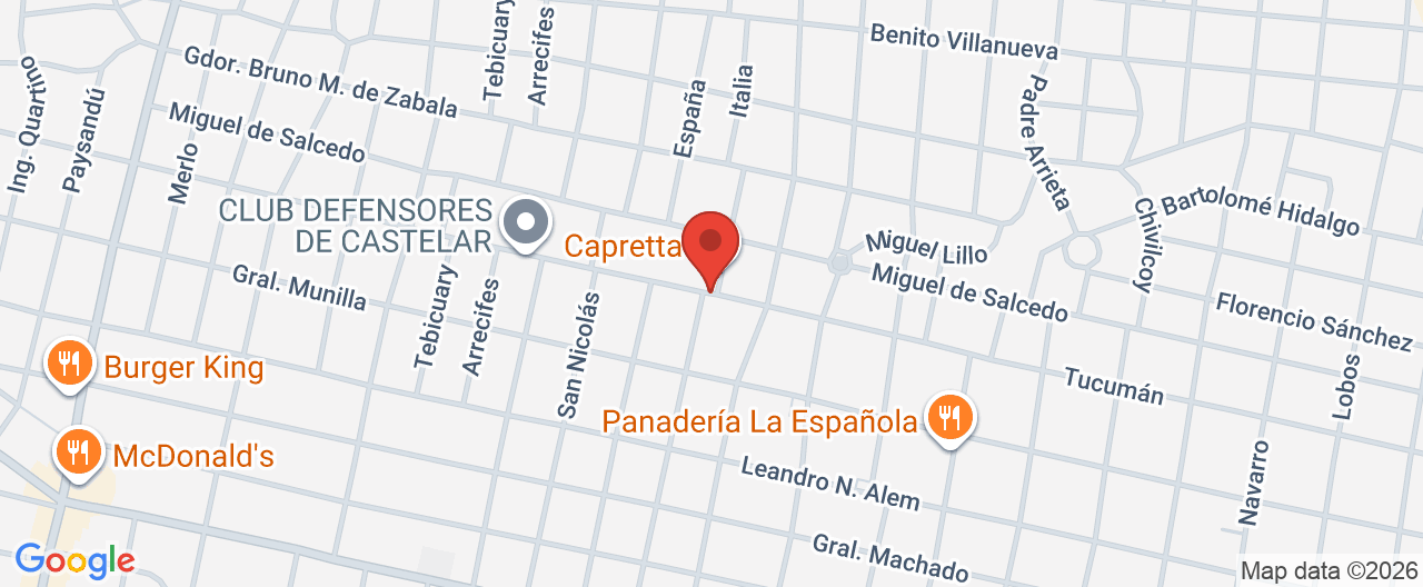 Mapa de la ubicación