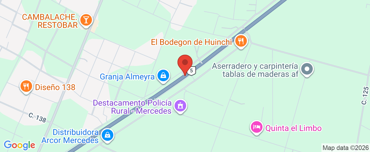 Mapa de la ubicación