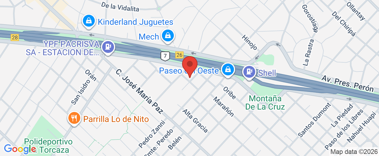 Mapa de la ubicación