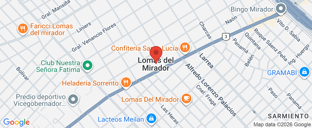 Mapa de la ubicación