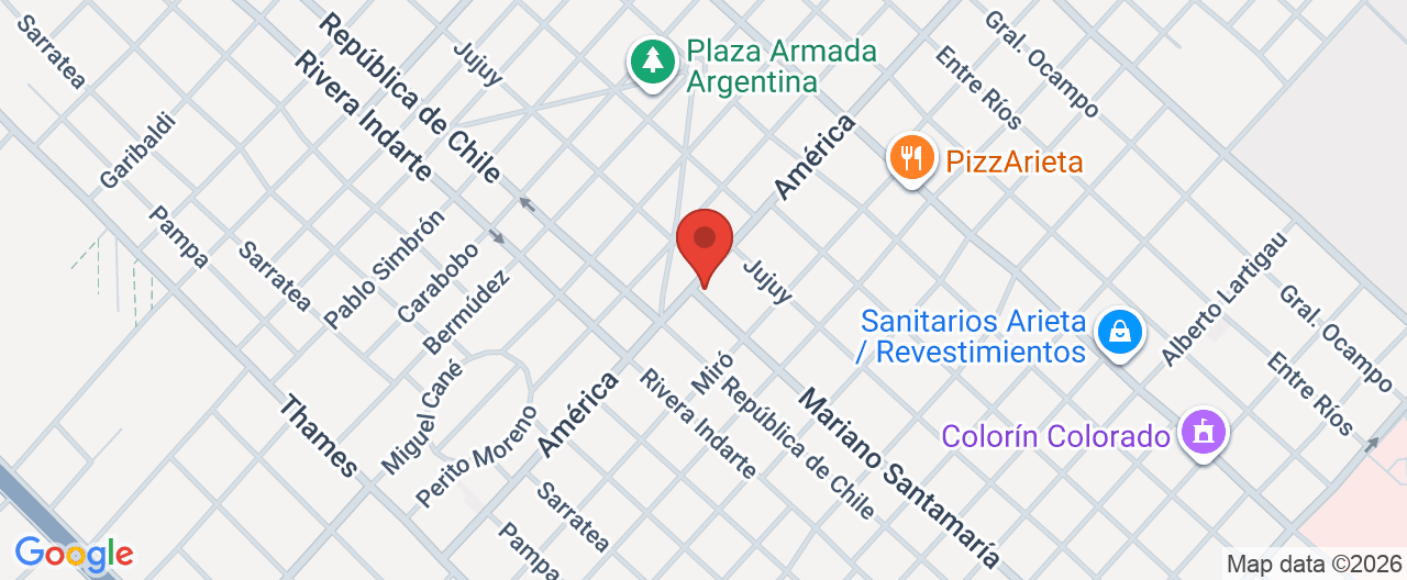 Mapa de la ubicación