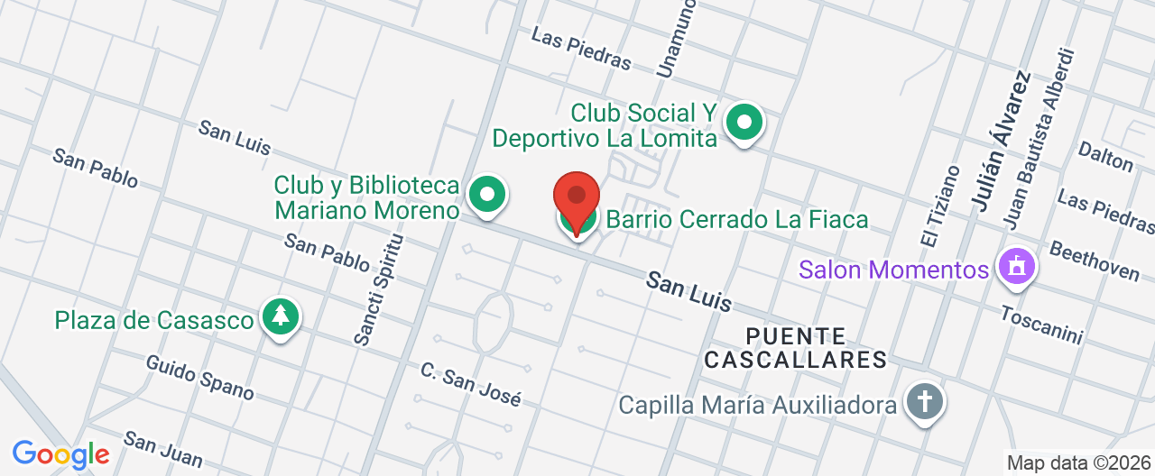 Mapa de la ubicación