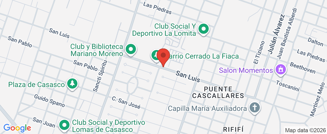 Mapa de la ubicación