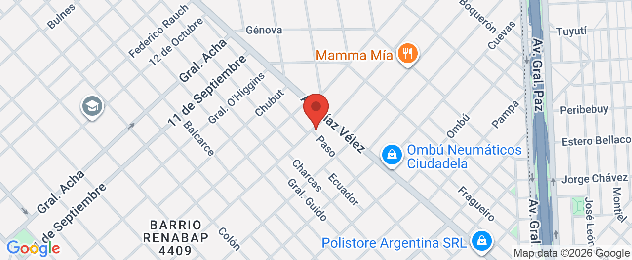 Mapa de la ubicación