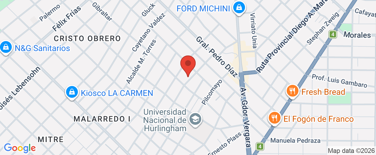 Mapa de la ubicación