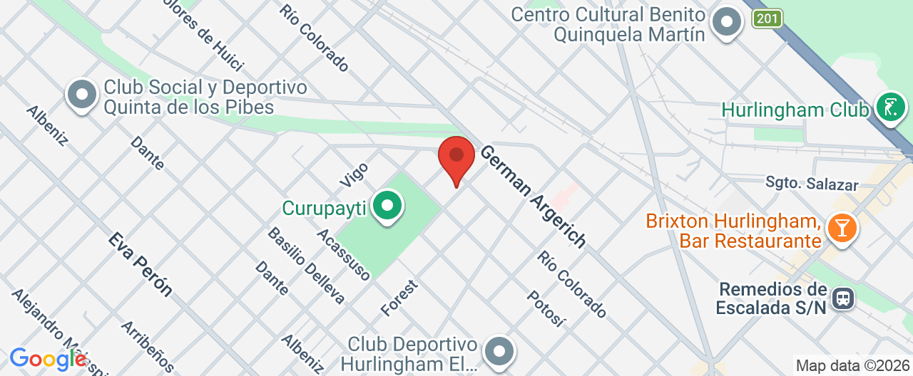 Mapa de la ubicación
