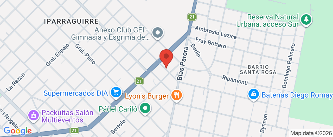 Mapa de la ubicación