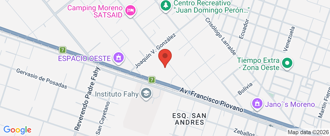 Mapa de la ubicación