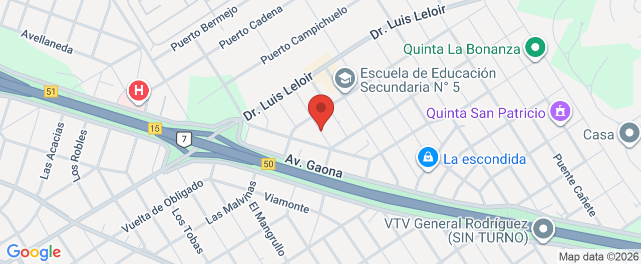 Mapa de la ubicación