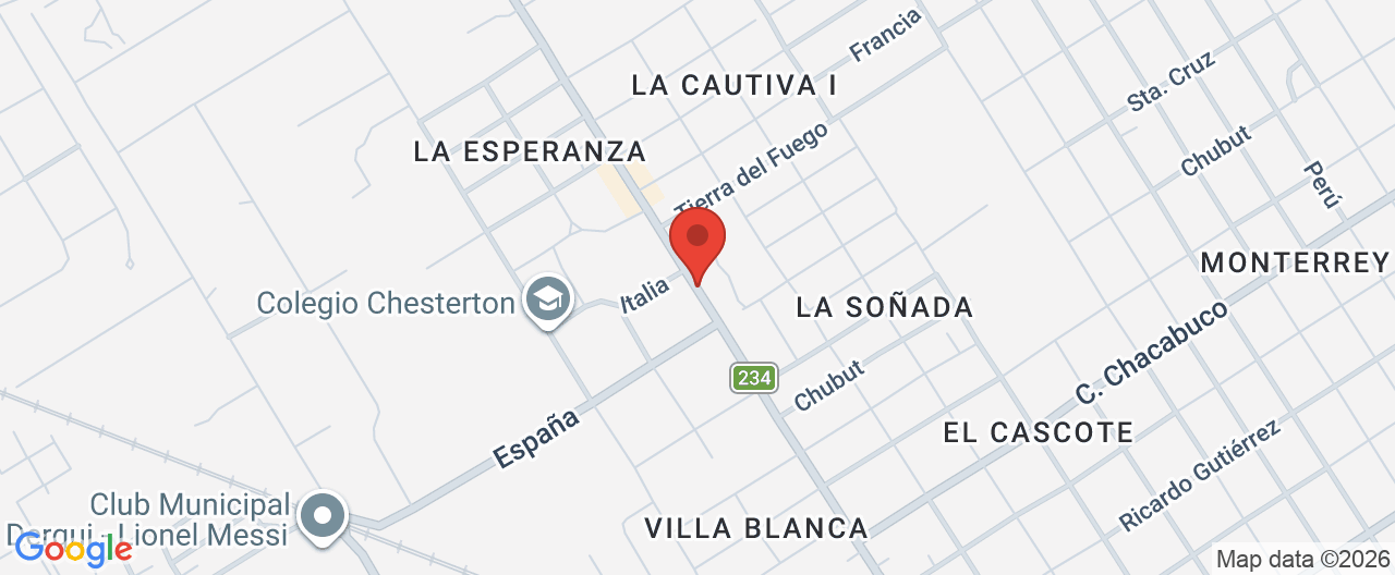Mapa de la ubicación