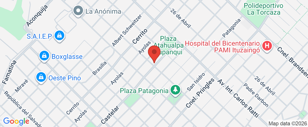 Mapa de la ubicación