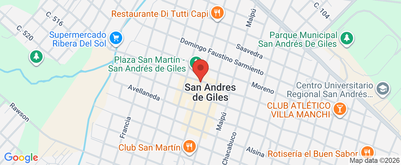 Mapa de la ubicación
