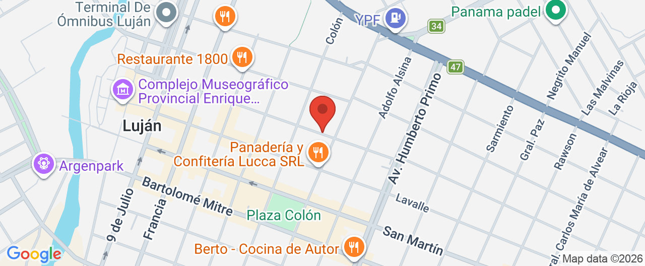 Mapa de la ubicación