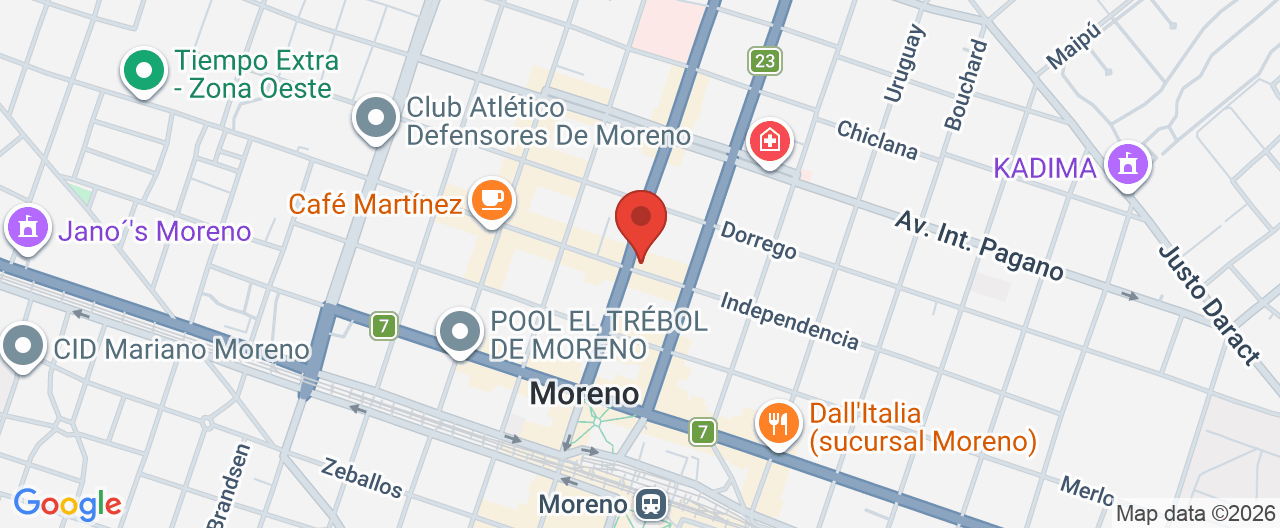 Mapa de la ubicación
