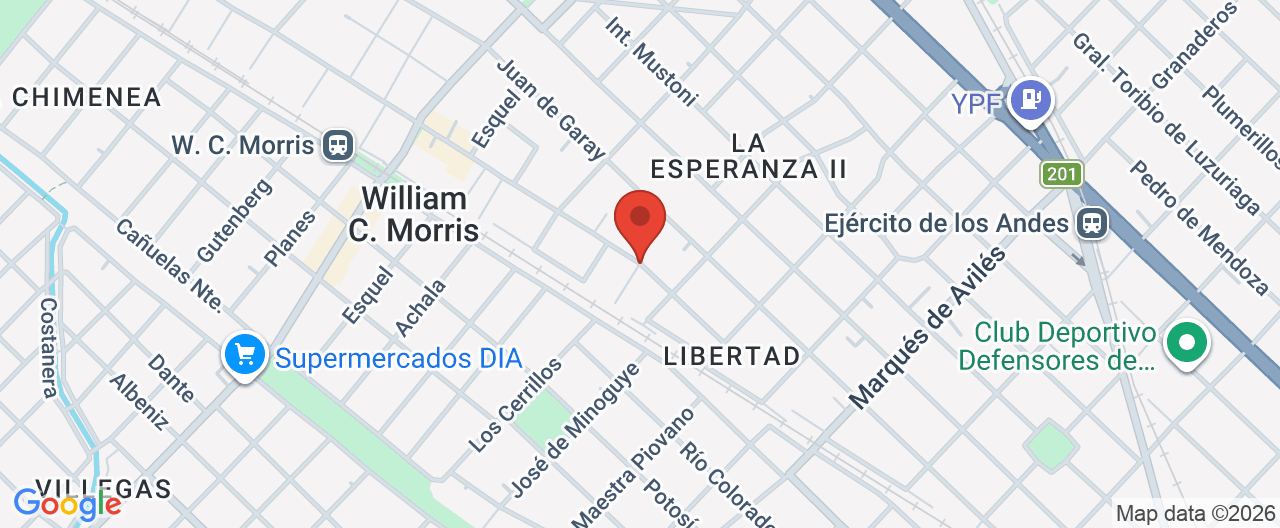 Mapa de la ubicación