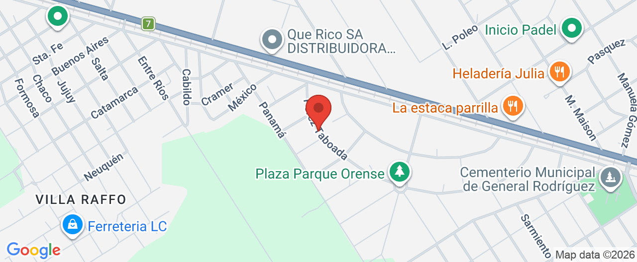 Mapa de la ubicación