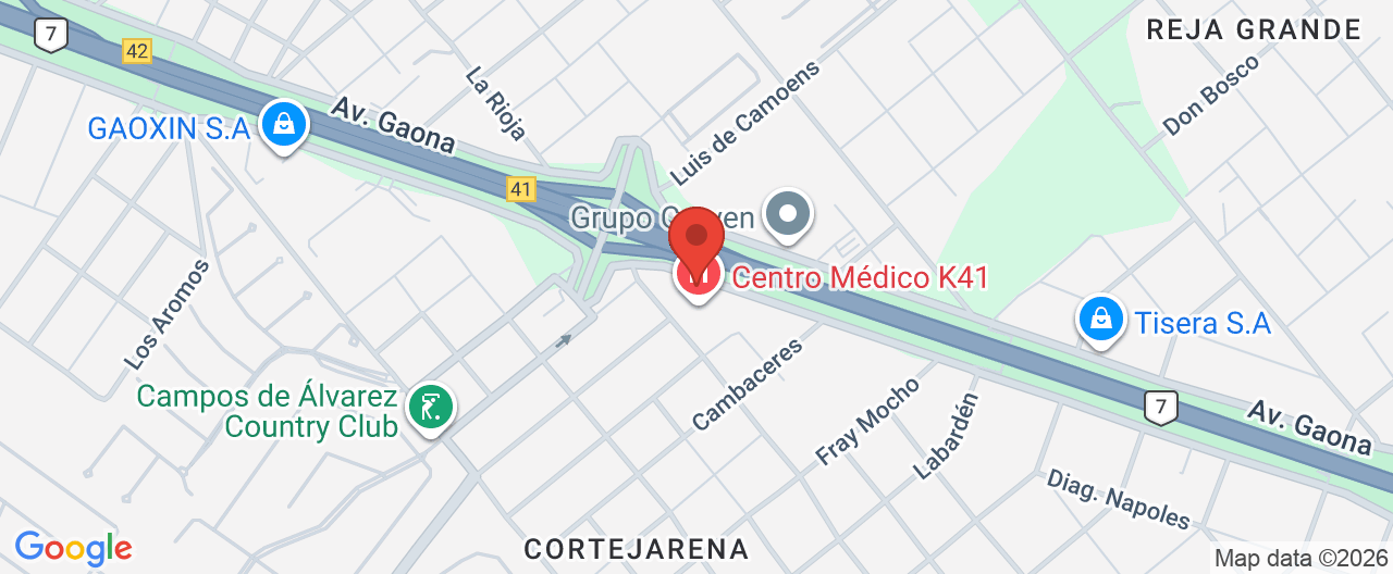 Mapa de la ubicación