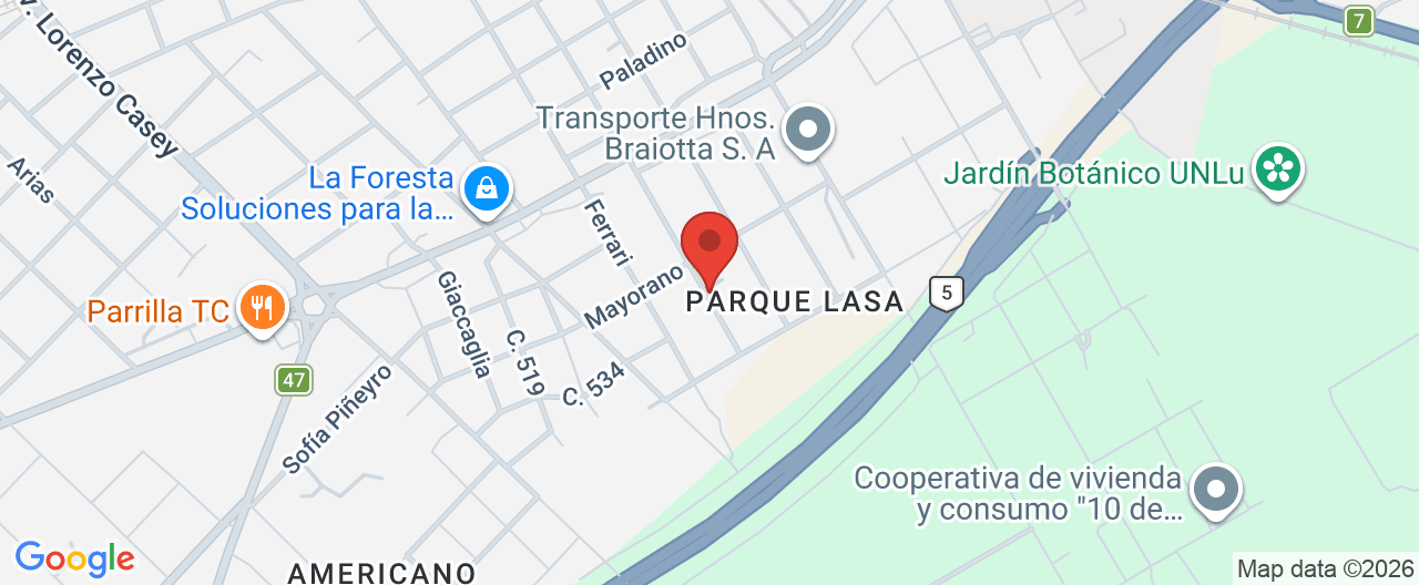 Mapa de la ubicación