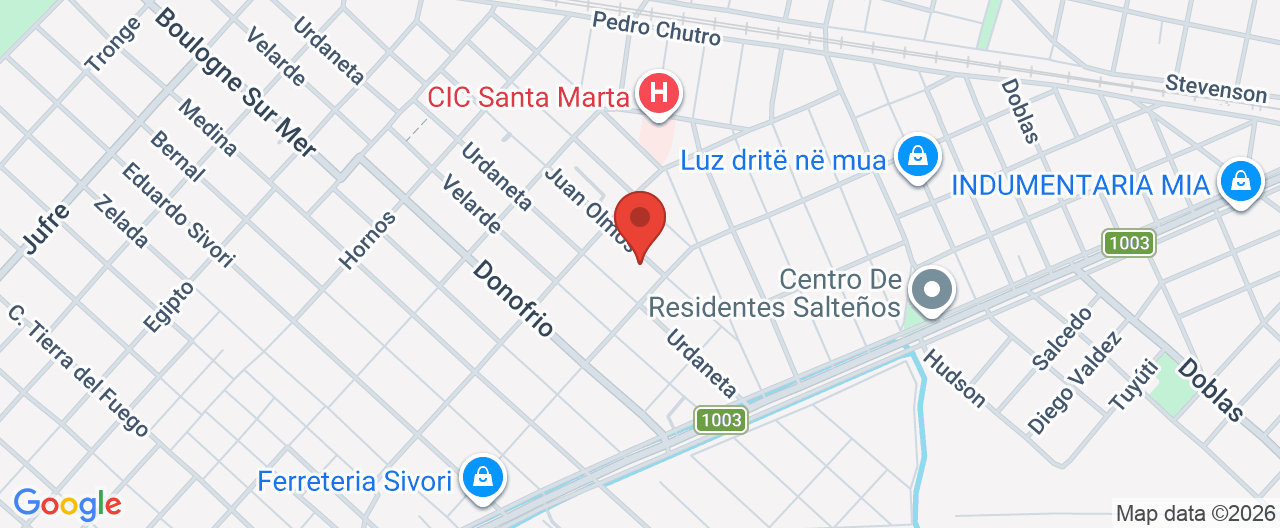Mapa de la ubicación
